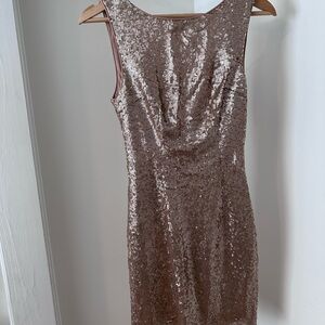 Lulu's Shimmering Sequin Mini Dress